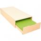 Preview: Podest mit Auszugsbett, Linoleum beige