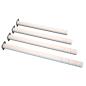 Preview: Flexi Tischbeine rund, hvstb. 58-76 cm, 4 Stck., weiss gebeizt