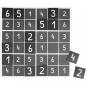 Preview: Zweiseitiges Sudoku 6 x 6 - Würfel und Zahlen