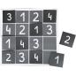 Preview: Zweiseitiges Sudoku 4 x 4 - Würfel und Zahlen