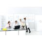 Preview: Wandklapptafel Whiteboard ohne Aufdruck, emailliert