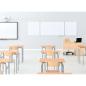 Preview: Wandklapptafel Whiteboard ohne Aufdruck, lackiert