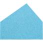 Preview: Wandschutz aus PET-Recyclingmaterial, Haus, H 67, blau