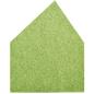Preview: Wandschutz aus PET-Recyclingmaterial, Haus, H 155, grün