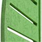 Preview: Wandschutz aus PET-Recyclingmaterial, Blatt, Aussparungen, H 50