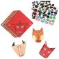 Preview: Origami-Set mit Stickern - Tiere