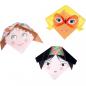 Preview: Origami-Set mit Stickern - Gesichter