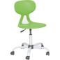 Preview: Drehstuhl Colores auf Rollen, höhenverstellbar 43 - 56 cm, grün