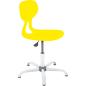 Preview: Drehstuhl Colores, höhenverstellbar 38 – 51 cm, gelb