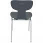 Preview: Stuhl Ergo 5, Sitzhöhe 43 cm, für Tischhöhe 71 cm, grau