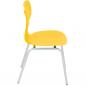 Preview: Stuhl Ergo 6, Sitzhöhe 46,5 cm, für Tischhöhe 76 cm, gelb