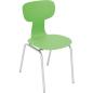 Preview: Stuhl Ergo 6, Sitzhöhe 46,5 cm, für Tischhöhe 76 cm, limone