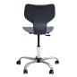 Preview: Drehstuhl Snake auf Rollen, hvstb. 43-56 cm, grau