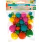Preview: Filzkugeln, 25 Stck. - Kunterbunt