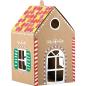 Preview: Papphäuser zum Dekorieren, 6 Stck.