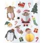 Preview: Wabensticker, Weihnachten