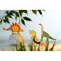 Preview: Schnitzholz Dinos 3er Set