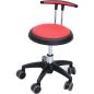 Preview: Stuhl Genito, Höhenverstellbar, Sitzhöhe 30 - 38 cm, rot