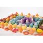 Preview: Holzschatz zum Musterlegen - 168 Figuren