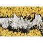 Preview: Wanddekoration mit Streichpailletten - Blume