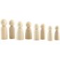 Preview: Holzfiguren, 8 Stck.