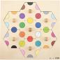 Preview: Sechseck-Einlegepuzzle - Farben