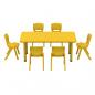 Preview: Tisch Felix, rechteckig - gelb