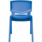 Preview: Stuhl Felix 4, Sitzhöhe 40 cm, für Tischhöhe 64 cm, blau