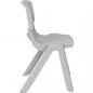 Preview: Stuhl Felix 2, Sitzhöhe 30 cm, für Tischhöhe 53 cm, graubeige