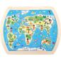 Preview: Holz-Einlege-Puzzle - Weltkarte