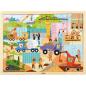 Preview: Holzpuzzle Baustelle, 48 Teile