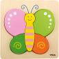 Preview: Holz-Legepuzzle, Schmetterling