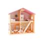 Preview: Möbliertes Puppenhaus in Rosa