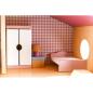 Preview: Möbliertes Puppenhaus in Rosa