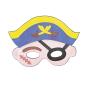 Preview: Papiermasken - Pirat, 12 Stck.