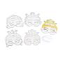 Preview: Papiermasken - Prinzessin, 12 Stck.