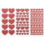 Preview: Glitzersticker Herzen, 146 Stck.