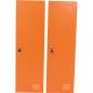 Preview: Türen für Metallspind-Korpus, 2 Stck. - orange