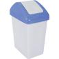 Preview: Abfallbehälter C mit Schwingdeckel, 25 l - blau