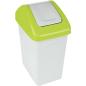 Preview: Abfallbehälter E mit Schwingdeckel, 10 l, grün