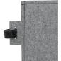 Preview: Wandschirm aus Filz, Quadrat, grau, 60 x 60