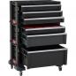 Preview: Mobiler Werkzeugschrank mit 6 Schubladen