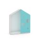 Preview: Feria Seifenblasen-Haus, weiss, Front hellblau