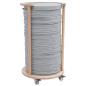 Preview: Mobiler Ständer für 20 Sitzkissen (Breite bis 35 cm), vertikal