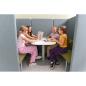Preview: Agora Meetingbox, 4-Sitzer mit freistehendem Tisch