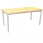 Preview: MILA Tisch 4 HPL, 140x70 cm, Tischhöhe 64 cm - HPL gelb