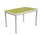 Preview: Flüstertisch PLUS 6, 140 x 70 cm, Tischhöhe 76 cm - grün