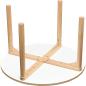 Preview: Tisch Marcus mit Holzgestell, Durchmesser 90 cm (B9065)