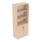 Preview: EXPO Kombi-Regal 185 mit Schrank, Ahorn E (D094322-05)