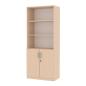 Preview: EXPO Kombi-Regal 185 mit Schrank, Ahorn E (D094322-05)